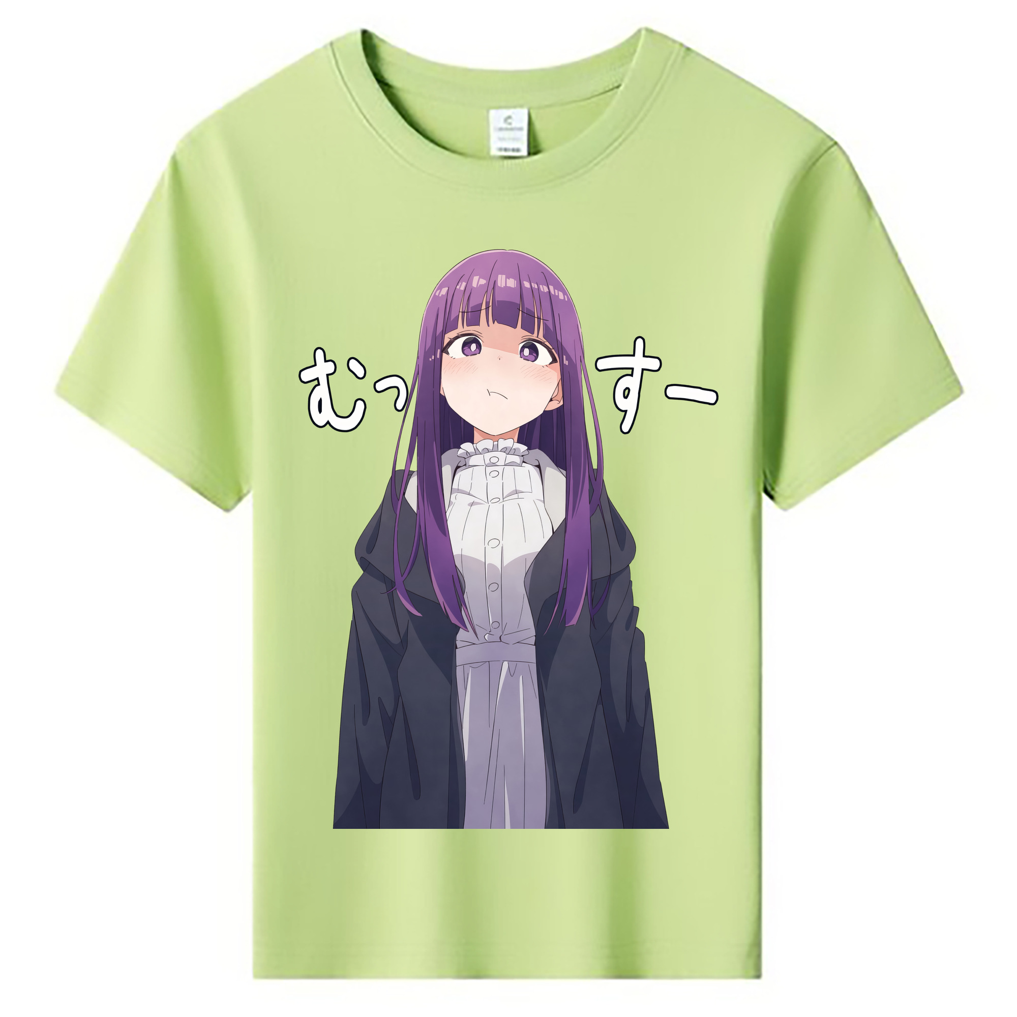 （画像用） 葬送のフリーレン Frieren 綿100％キッズTシャツ（フロントプリント）